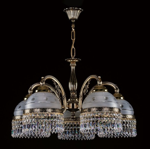 Люстра Artglass серия CASSANDRA V. brass antique