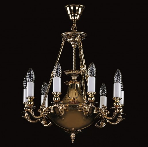 Люстра Artglass серия DAFNE brass antique