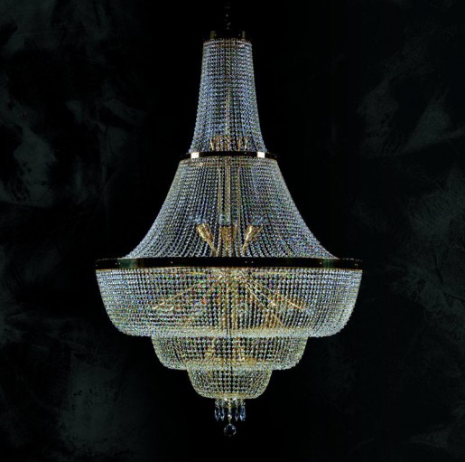 Большой хрустальный светильник Artglass серия GEMMA dia. 1100