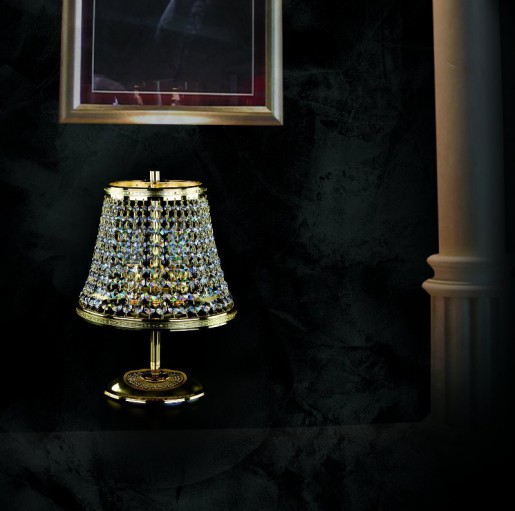 Хрустальная настольная лампа Artglass серия KLOTYLDA dia. 250 TL