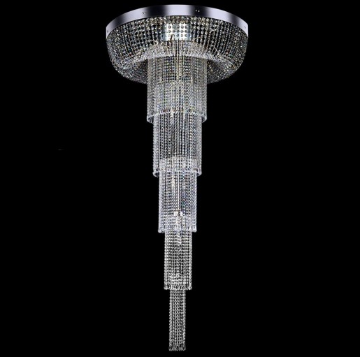 Большой хрустальный светильник Artglass серия ROSAMUNDE dia. 1000x2200